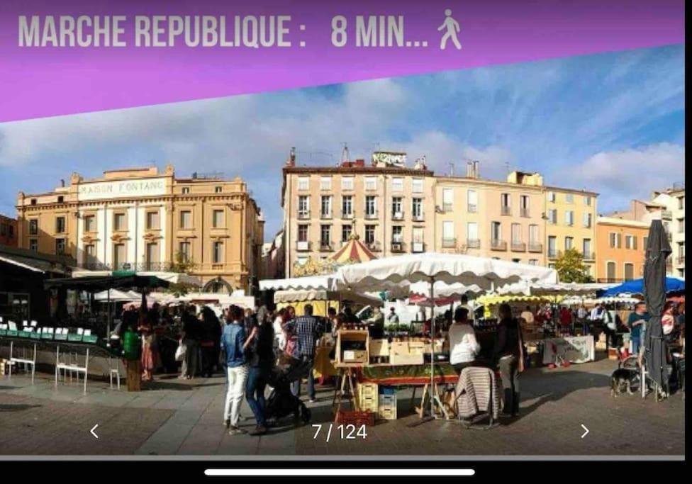 En Plein Coeur De Perpignan Le Charmant Kültér fotó